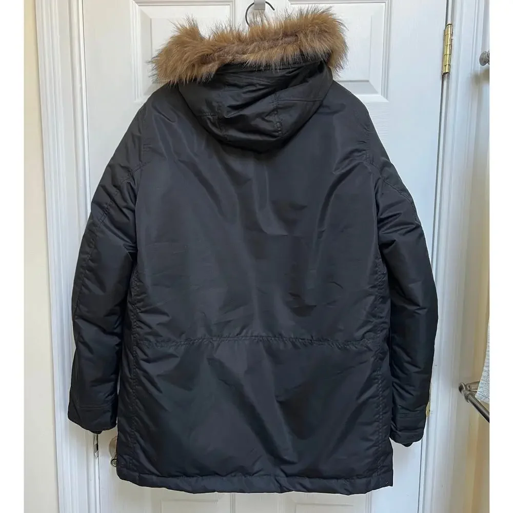 GAP Cold Control Max Furry Hooded Winter Parka Jacket - Picture 4 of 12